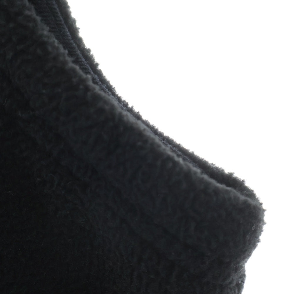 700fill(700フィル) SMALL PAYMENT LOGO FLEECE VEST スモールペイメント ロゴ フリース ベスト ブラック