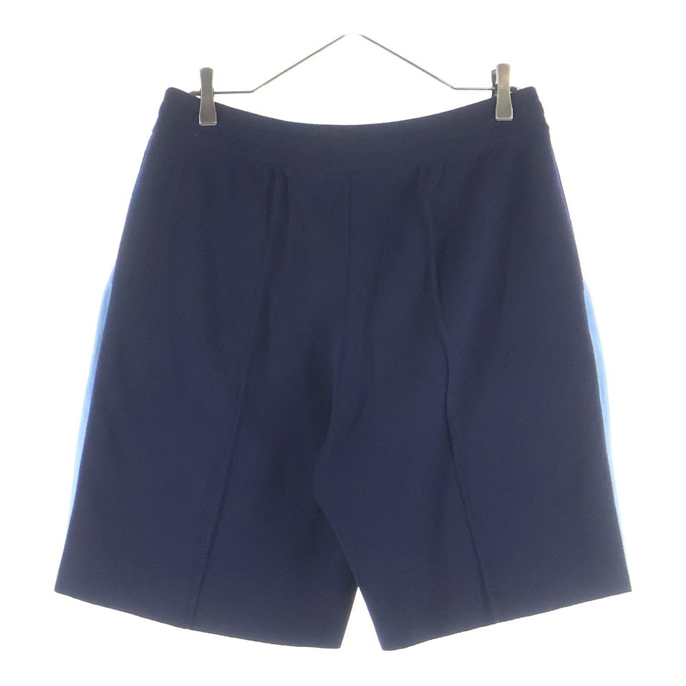 LOUIS VUITTON(ルイヴィトン) 24AW ×Tyler The Creator タイラーザクリエイター LVロゴ ニットハーフパンツ RM242MM ZLL HRN02W ネイビー