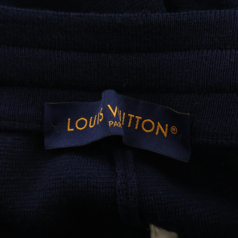 LOUIS VUITTON(ルイヴィトン) 24AW ×Tyler The Creator タイラーザクリエイター LVロゴ ニットハーフパンツ RM242MM ZLL HRN02W ネイビー