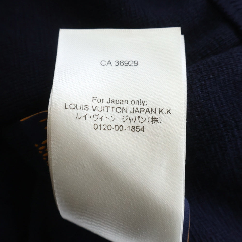 LOUIS VUITTON(ルイヴィトン) 24AW ×Tyler The Creator タイラーザクリエイター LVロゴ ニットハーフパンツ RM242MM ZLL HRN02W ネイビー