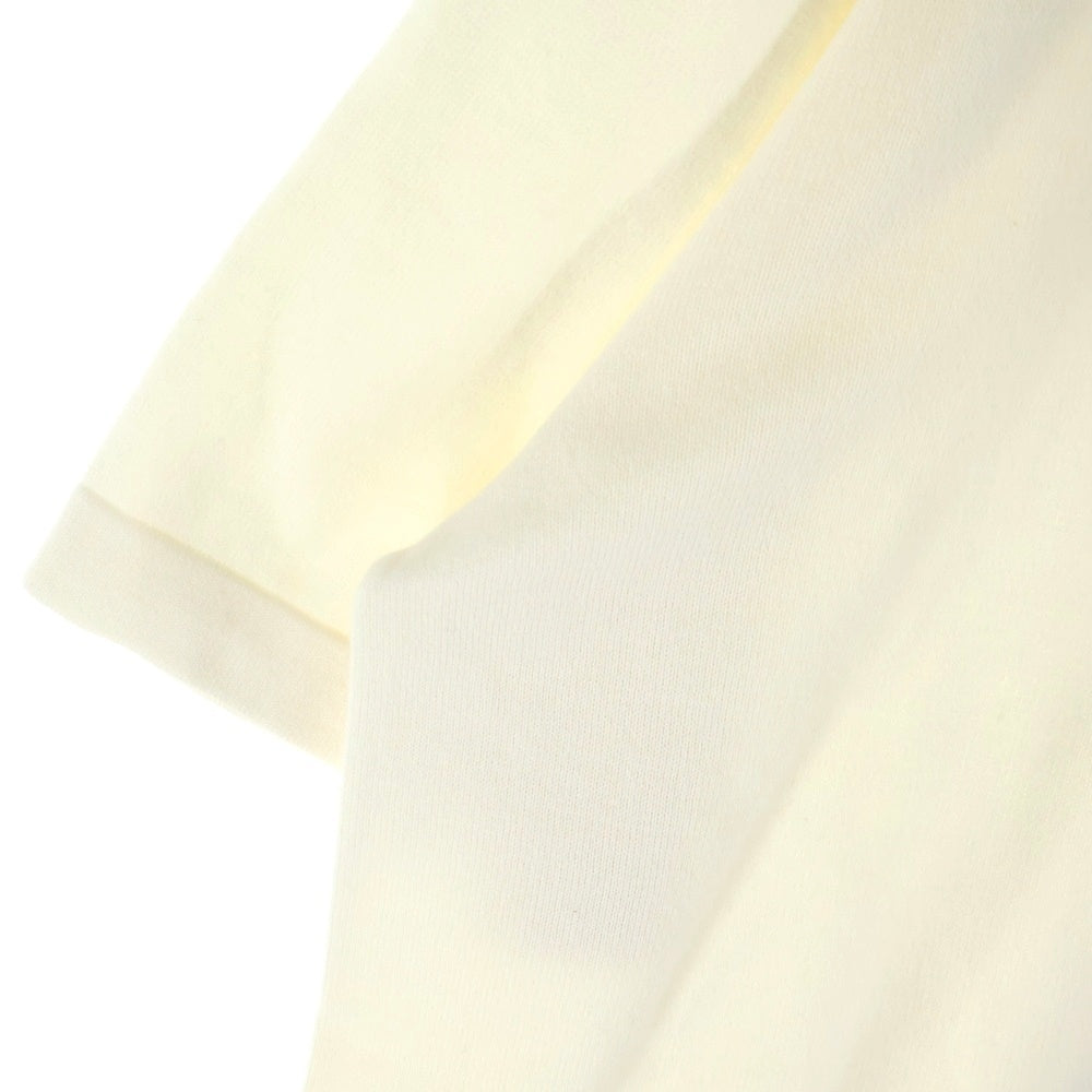 LOUIS VUITTON(ルイヴィトン) 24AW ×Tyler The Creator タイラーザクリエイター フラワーロゴ クルーネック半袖ニットTシャツ ホワイト RM242MM AUR HRN32W