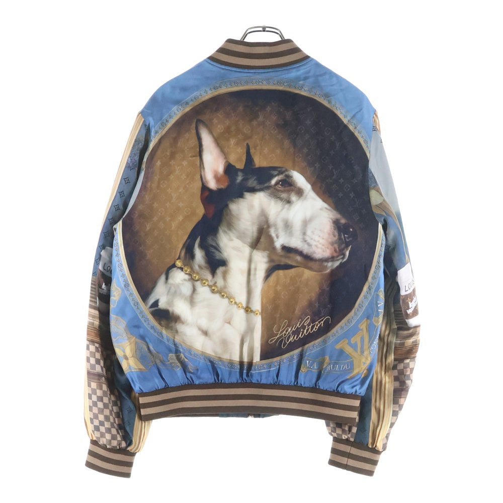 LOUIS VUITTON(ルイヴィトン) 25SS シルクスカーフ 裏地キルティング 総柄スーベニアジャケット マルチカラー RM251MM RCP HSB17E