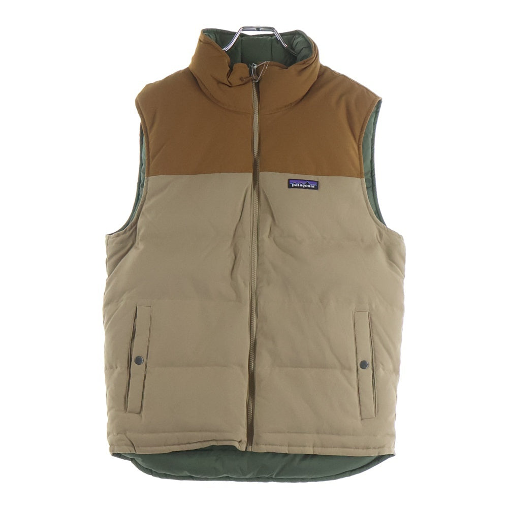 PATAGONIA(パタゴニア) REVERSIBLE BIVY DOWN VEST リバーシブル ビビー ダウン ベスト ベージュ 27587