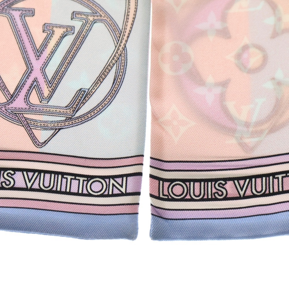 LOUIS VUITTON(ルイヴィトン) 総柄 バンドー オールイン LVスカーフ ピンク M77000 レディース