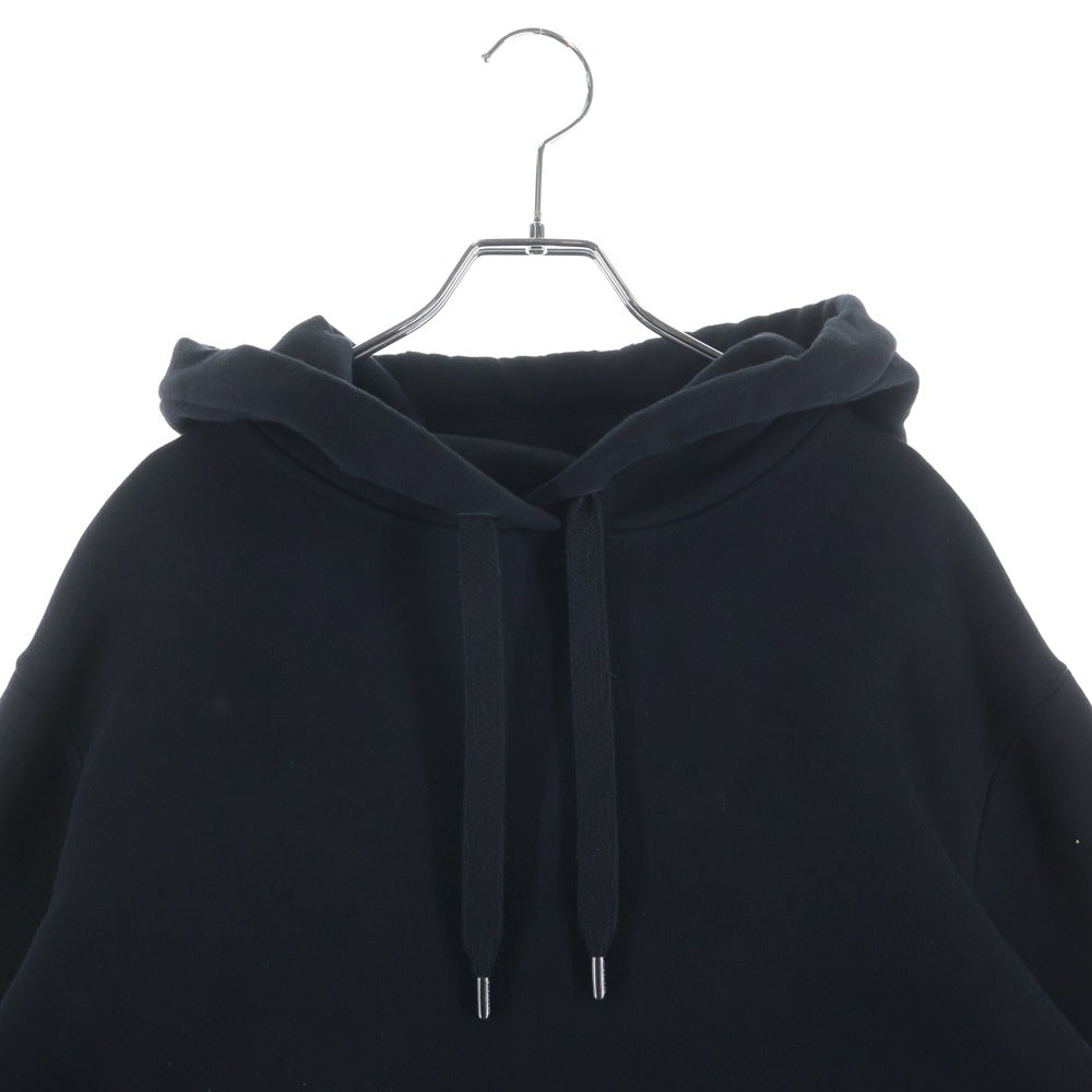 BURBERRY LONDON(バーバリーロンドン) ノバチェック柄切り替え スウェット プルオーバーパーカー ブラック/ブラウン 8044990