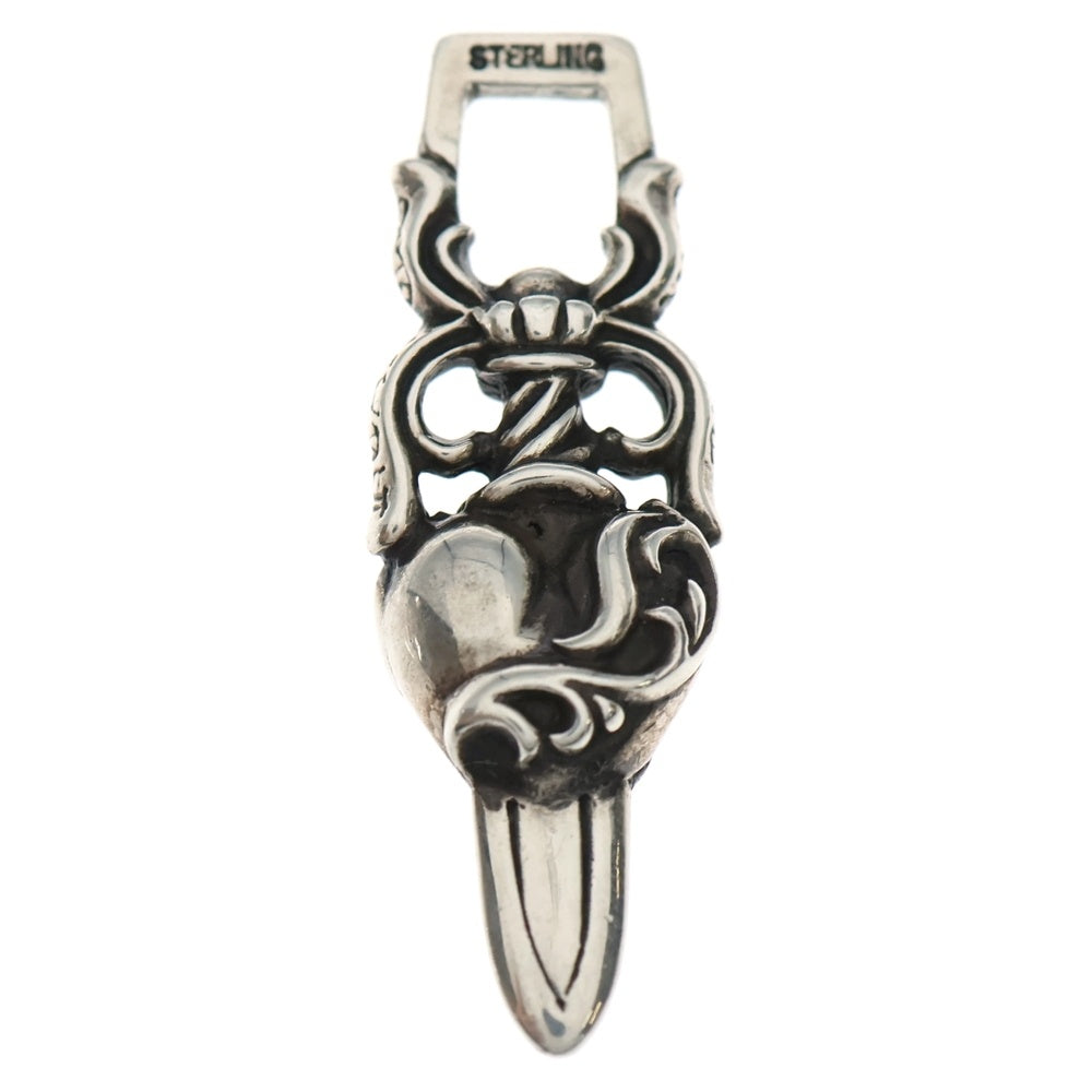 CHROME HEARTS(クロムハーツ) DAGGER HEART ダガーハート ペンダントトップ シルバー BCA243