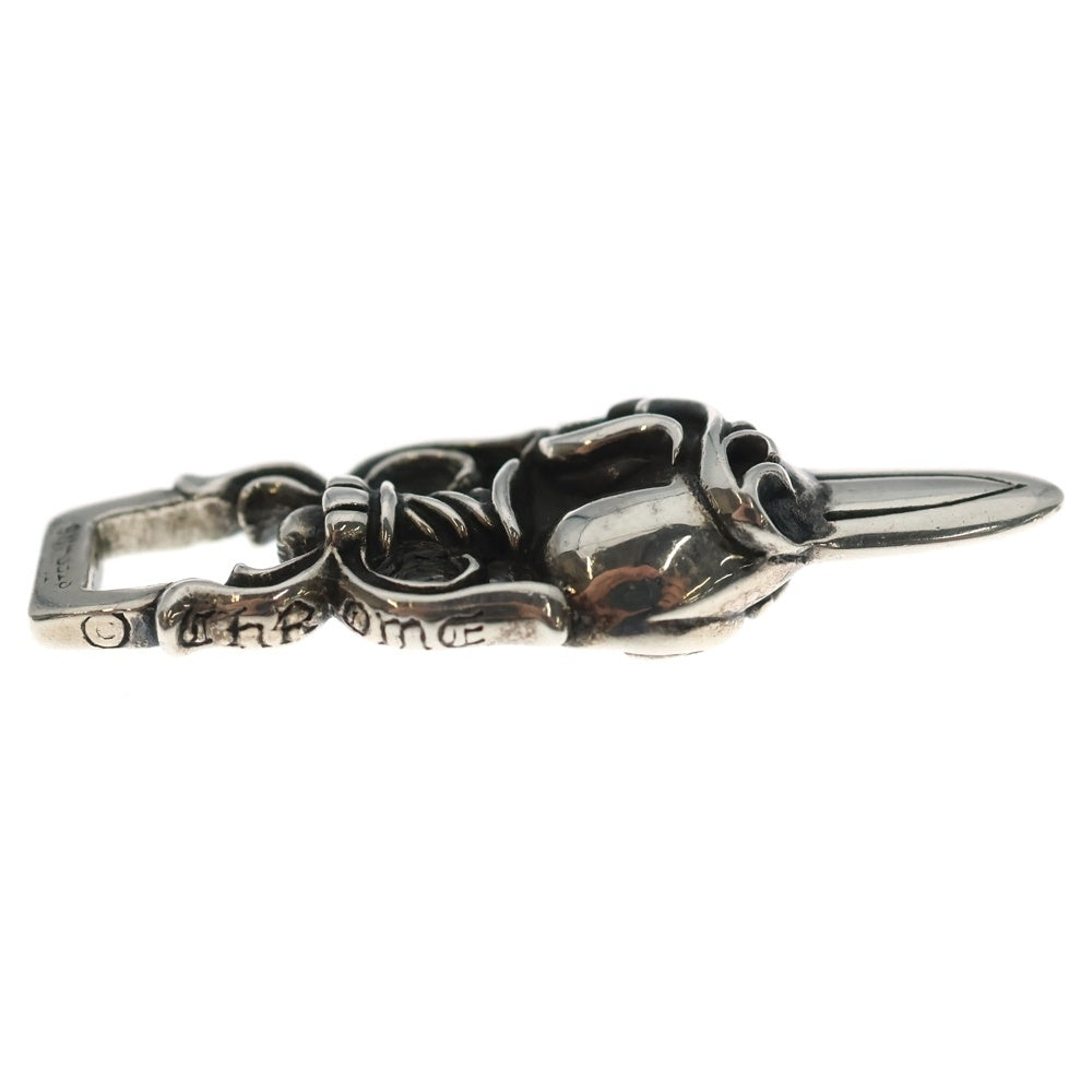 CHROME HEARTS(クロムハーツ) DAGGER HEART ダガーハート ペンダントトップ シルバー BCA243