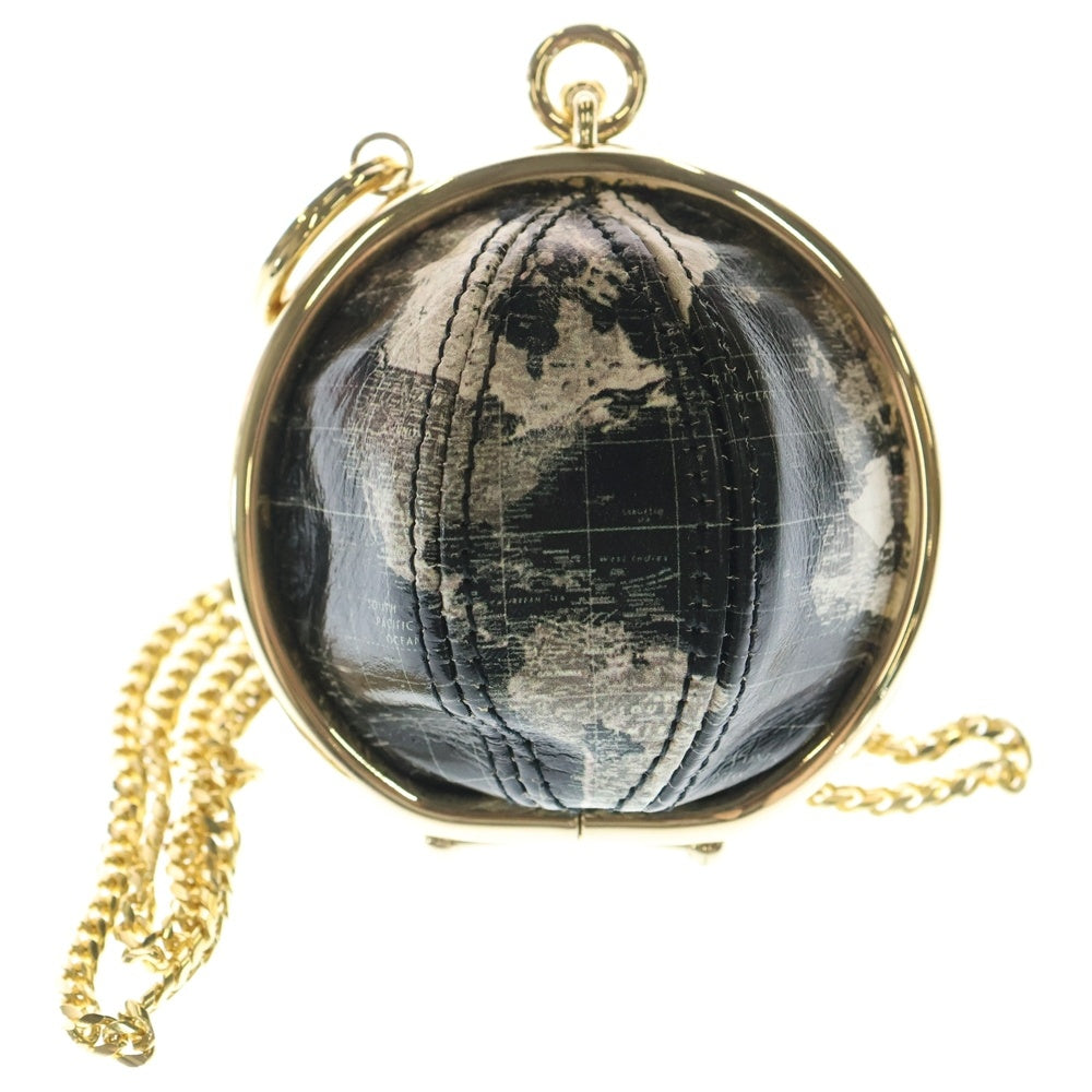 Sacai(サカイ) 20SS 地球儀型 ミニショルダーバッグ ブラック/ゴールド レディース