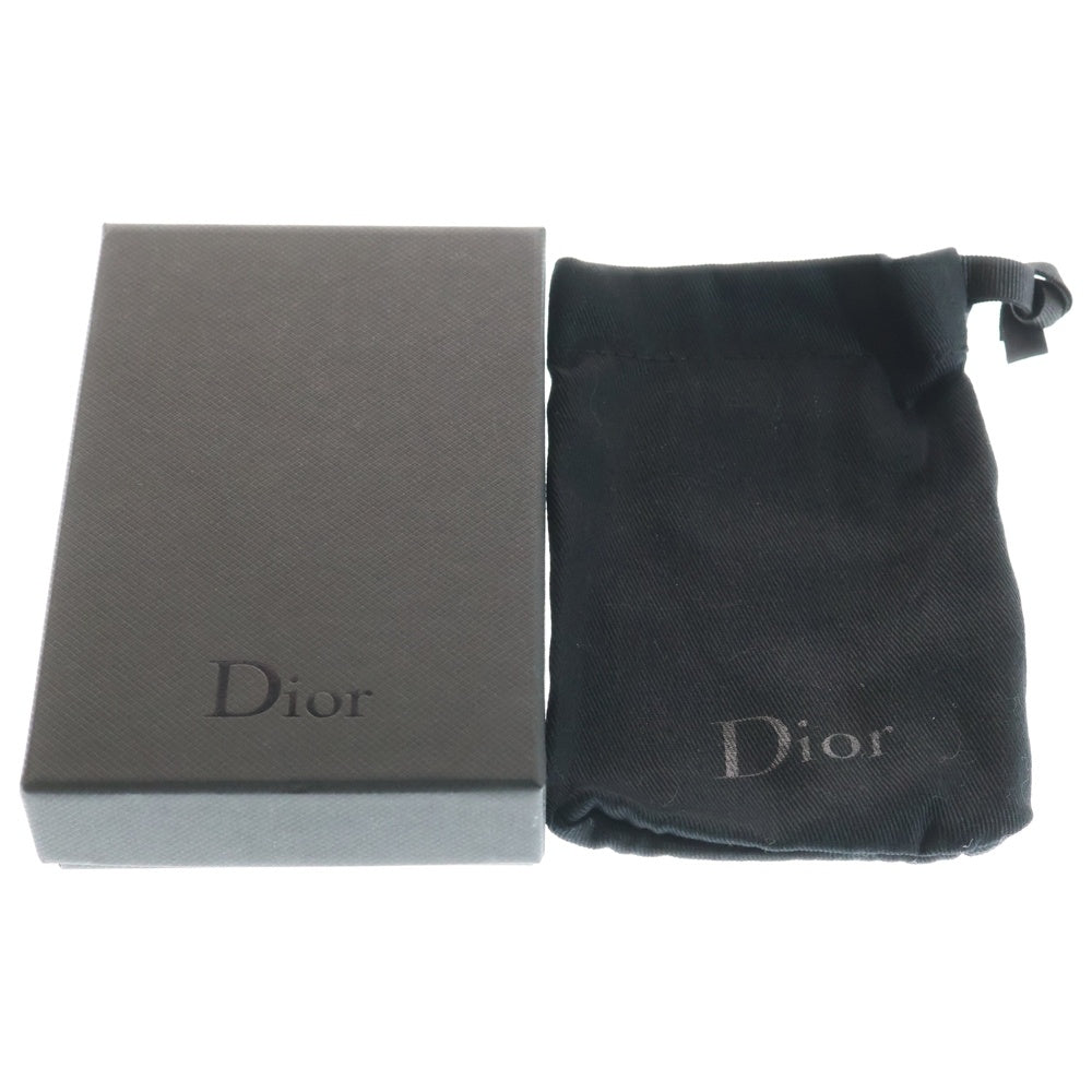 DIOR(ディオール) xKAWS Calfskin Bee Print Card Holder カウズ クリアスキン ビー プリント カード ホルダー シルバー レディース