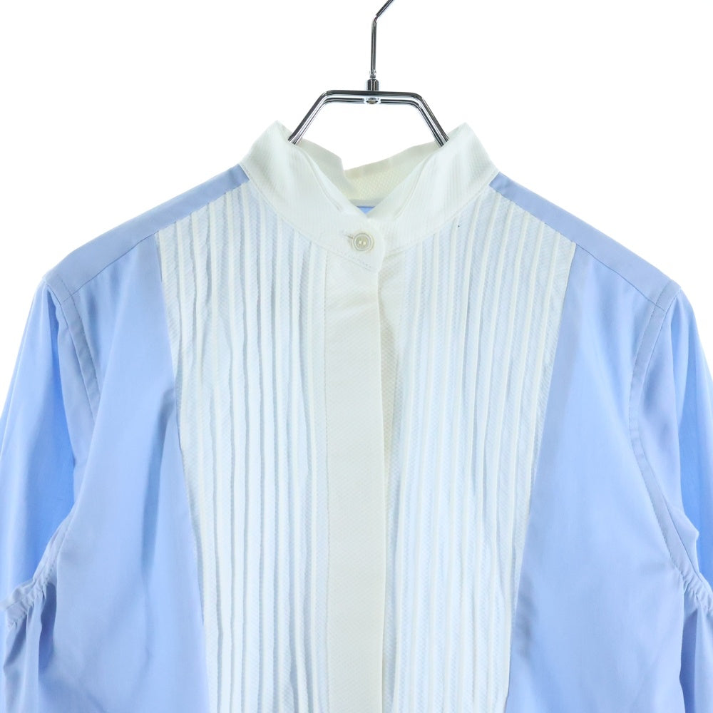 Sacai(サカイ) 13SS シャツ ワンピース ベージュ/ブルー レディース 13-01897