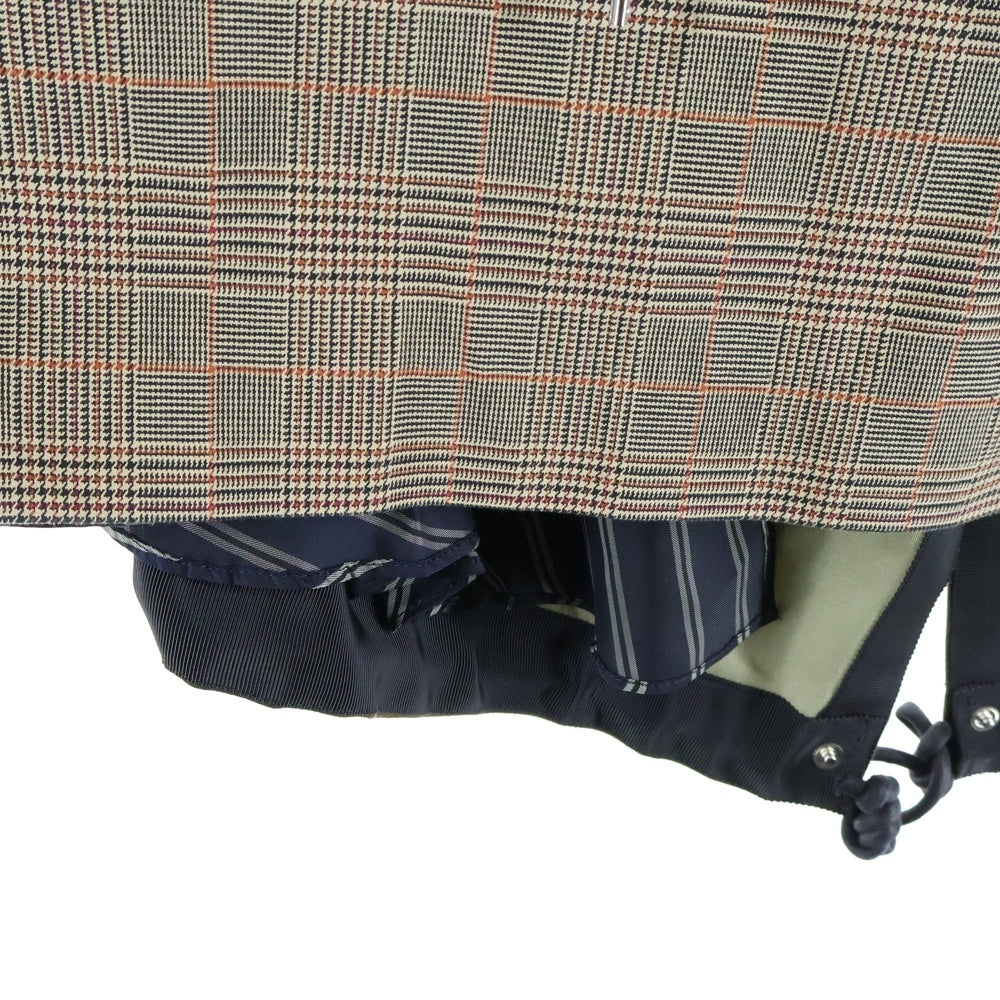 Sacai(サカイ) 18AW 変形切り替え ドッキング フレアスカート カーキ レディース カーキ 18-03792