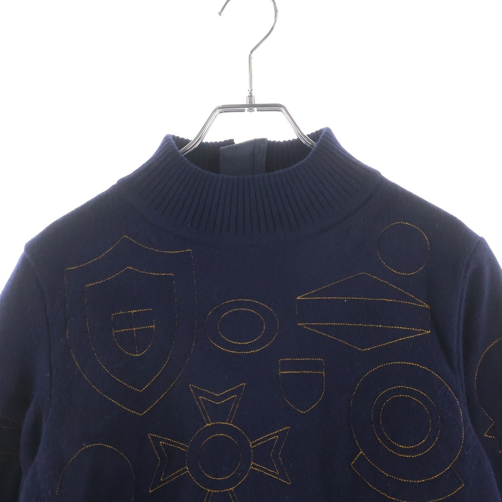 Sacai(サカイ) 16AW デザイナーズ サイドジップ モックネック 長袖