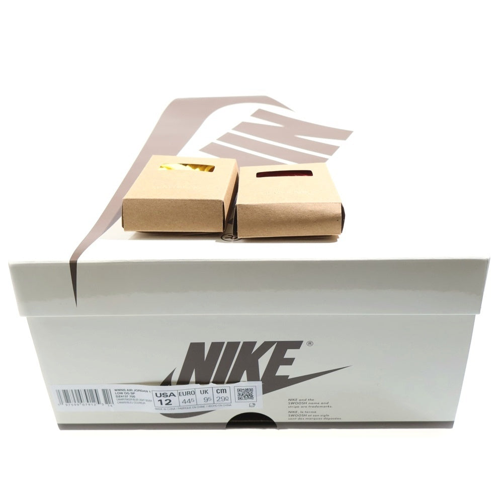 NIKE(ナイキ) ×TRAVIS SCOTT WMNS AIR JORDAN 1 RETRO LOW OG CANARY トラヴィススコット ウィメンズ エアジョーダン1 ローカットスニーカー イエロー US12/29cm DZ4137-700 レディース