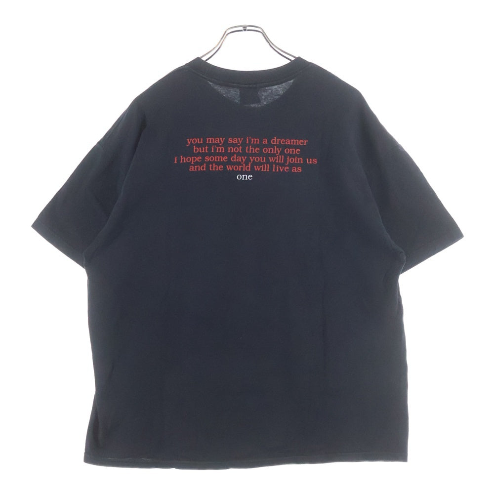 VINTAGE(ヴィンテージ) 90S JOHN LENNON NEW YORK CITY TEE ジョンレノン ニューヨーク シティ 半袖Tシャツ カットソー ブラック