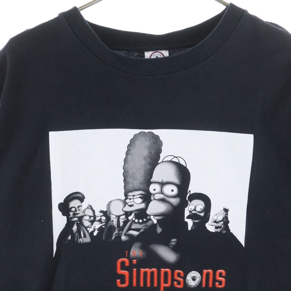 VINTAGE(ヴィンテージ) 00S THE SIMPSONS TEE シンプソンズ プリント クルーネック 半袖Tシャツ カットソー ブラック