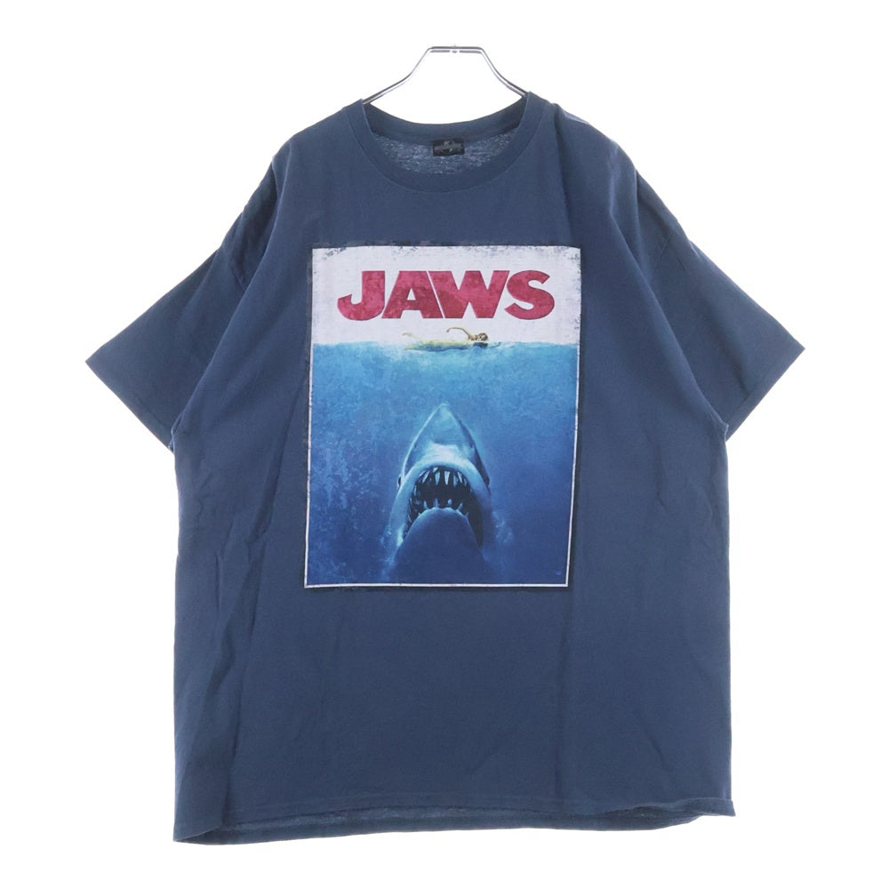 VINTAGE(ヴィンテージ) 90S JAWS ATTACKING TEE ジョーズ アタックキング ムービープリント クルーネック 半袖Tシャツ カットソー ブルー