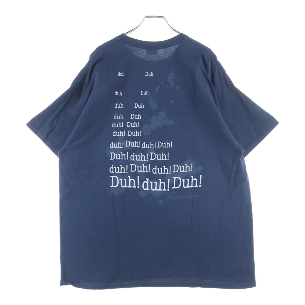 VINTAGE(ヴィンテージ) 90S JAWS ATTACKING TEE ジョーズ アタックキング ムービープリント クルーネック 半袖Tシャツ カットソー ブルー