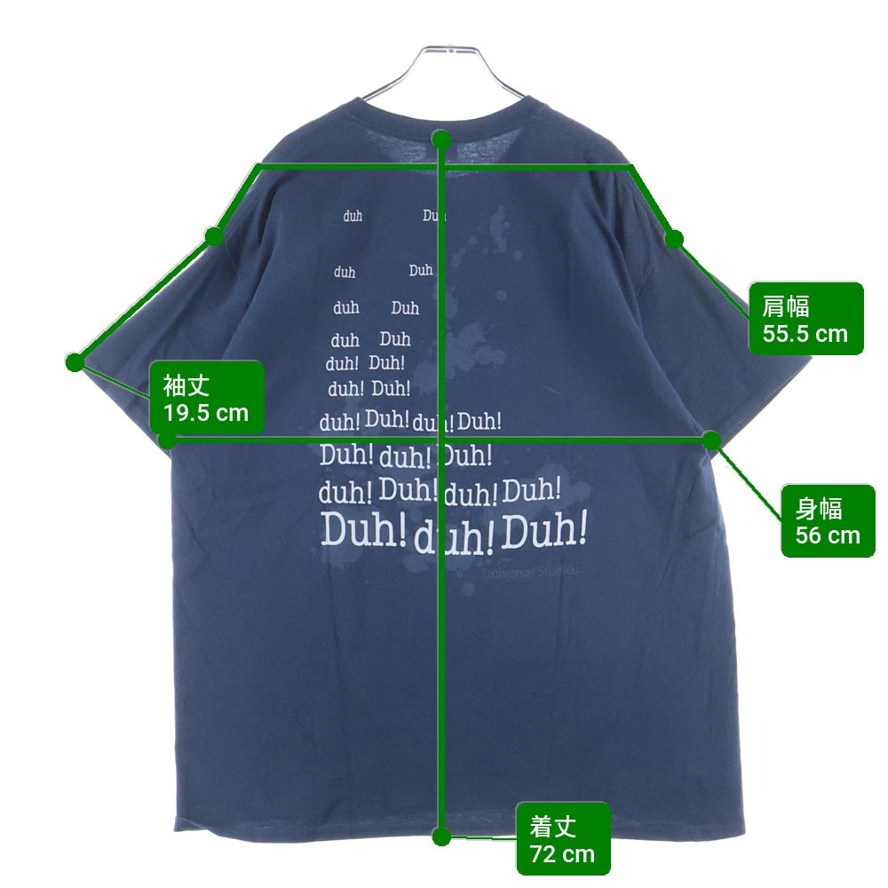 VINTAGE(ヴィンテージ) 90S JAWS ATTACKING TEE ジョーズ アタックキング ムービープリント クルーネック 半袖Tシャツ カットソー ブルー