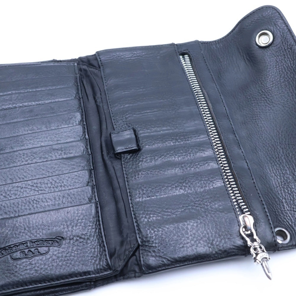 CHROME HEARTS(クロムハーツ) WAVE ウェーブ レザーウォレット 財布