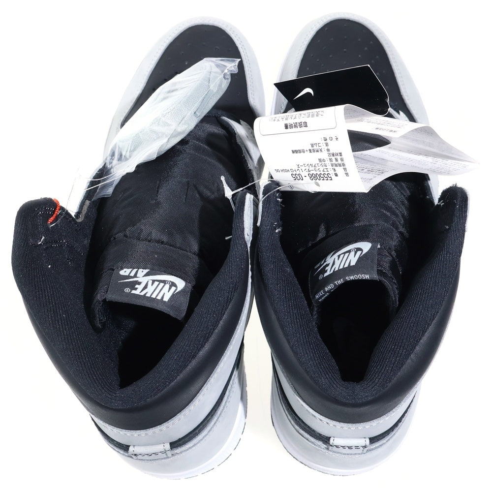 NIKE(ナイキ) Air Jordan 1 High OG Shadow 2.0 エアジョーダン1 OG シャドウ 2.0 ハイカットスニーカー グレー US10/28cm 555088-035