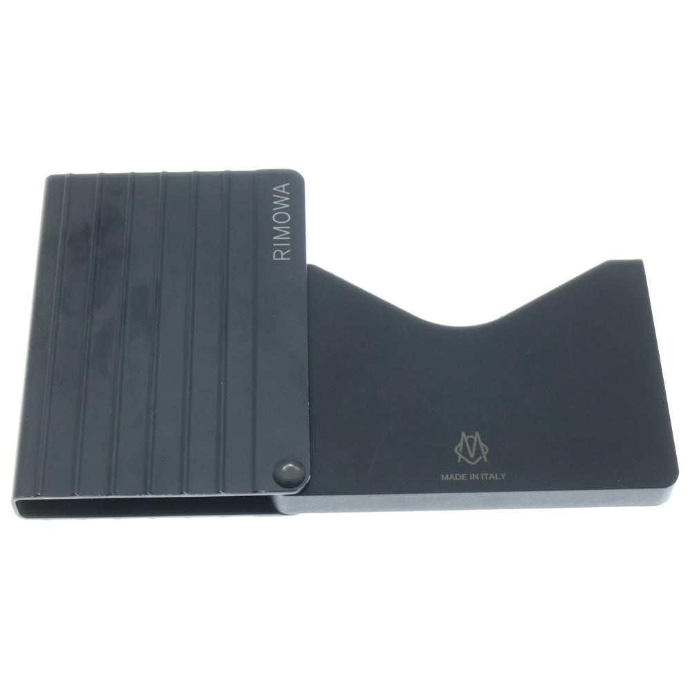RIMOWA(リモワ) アルミニウム スモールカードホルダー カードケース ブラック レディース