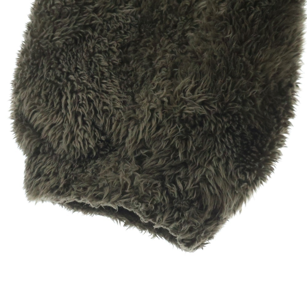 cvtvlist(カタリスト) 23AW MICRO BOA HOODIE マイクロボア フーディー プルオーバーパーカー ブラウン 2301010102