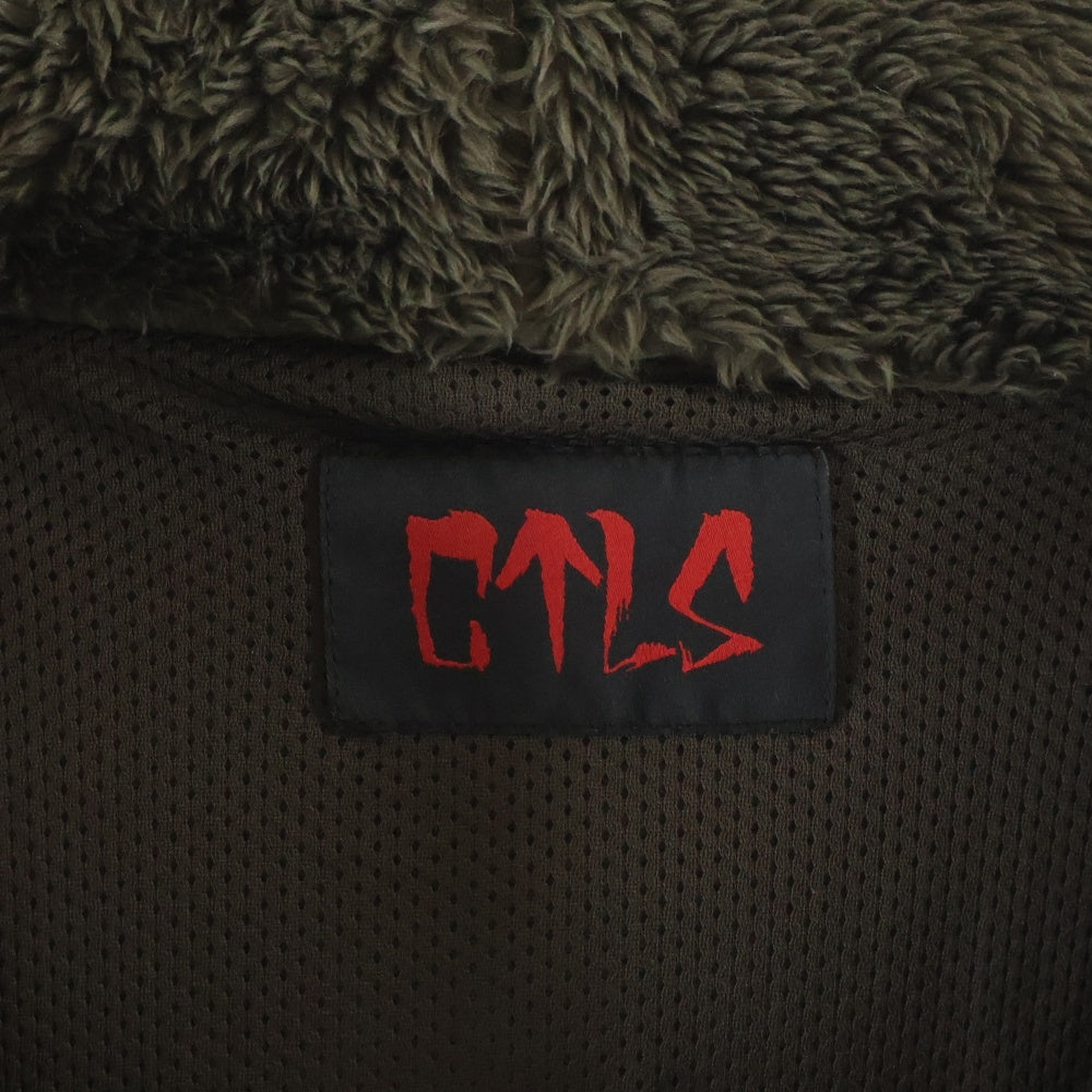 cvtvlist(カタリスト) 23AW MICRO BOA HOODIE マイクロボア フーディー プルオーバーパーカー ブラウン 2301010102