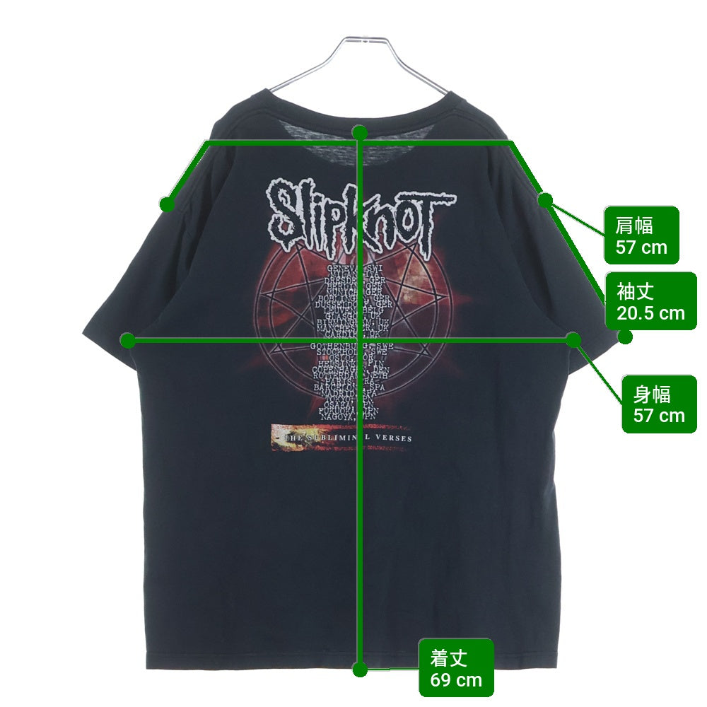 VINTAGE(ヴィンテージ) 00s SLIPKNOT THE SUBLIMINAL VERSES TOUR