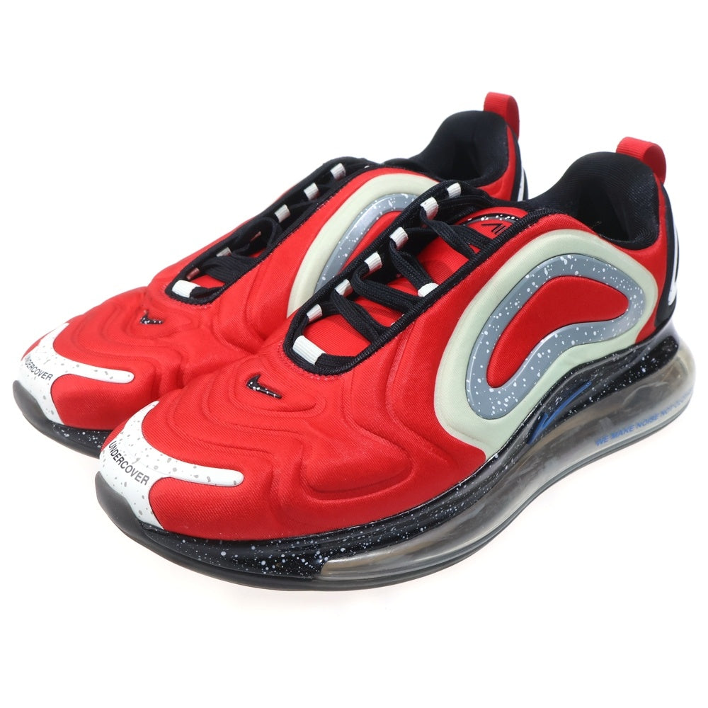 NIKE(ナイキ) ×UNDERCOVER AIR MAX 720 UNIVERSITY RED アンダーカバー エアマックス720 ユニバーシティレッド ローカットスニーカー レッド US8/26cm CN2408-600