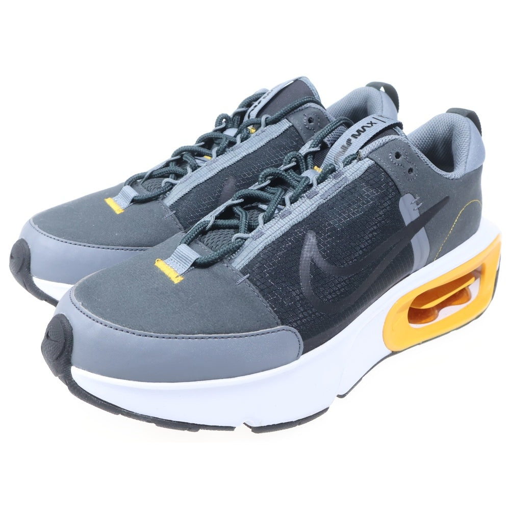 NIKE(ナイキ) AIR MAX INTRLK ANTHRACITE エアマックス インターロック アンスラサイト ローカットスニーカー グレー/イエロー US9/27cm DC5421-002