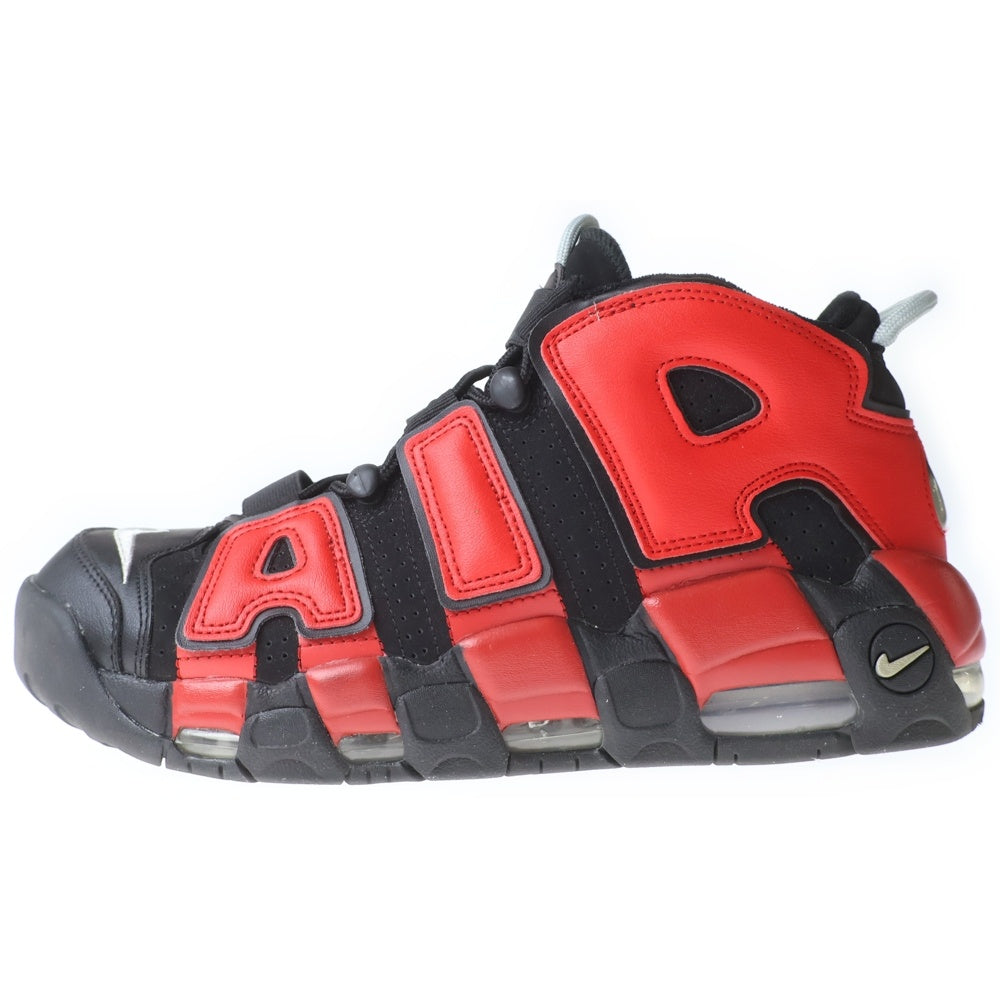 NIKE(ナイキ) AIR MORE UPTEMPO 96 エアモアアップテンポ ブラック/レッド US9.5/27.5cm DJ4400-001