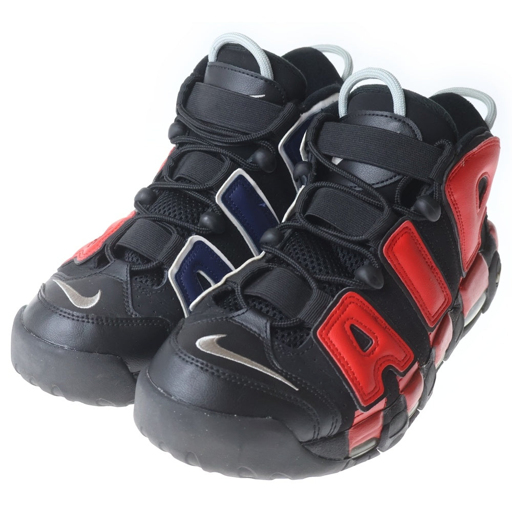 NIKE(ナイキ) AIR MORE UPTEMPO 96 エアモアアップテンポ ブラック/レッド US9.5/27.5cm DJ4400-001