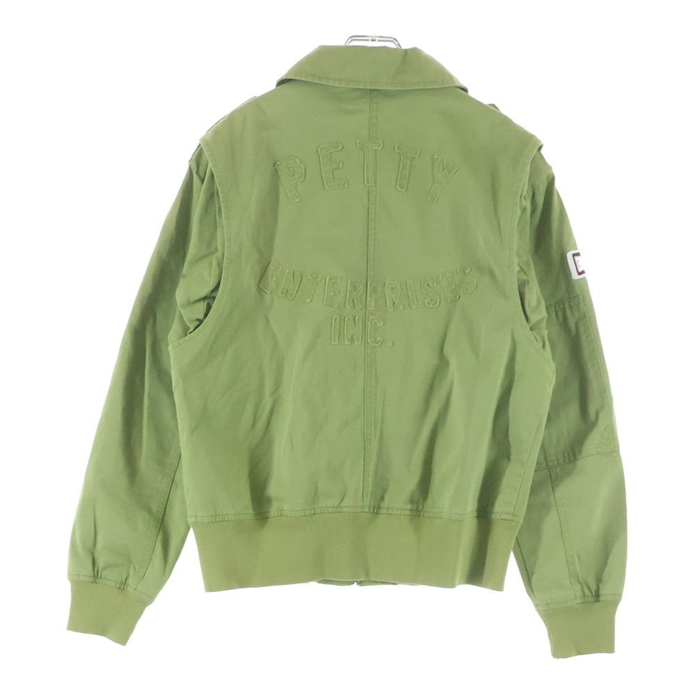 PUMA(プーマ) STP RICHARD PETTY DODGE JACKET リチャード ペティ ドッジ ジップアップ ジャケット グリーン PM548003
