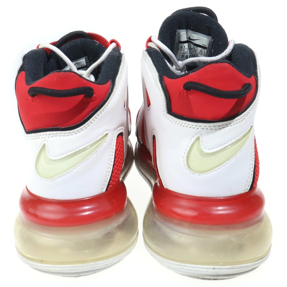 NIKE(ナイキ) AIR MORE UPTEMPO 720 UNIVERSITY RED エアモアアップテンポ720 ユニバーシティレッド ハイカットスニーカー レッド/ホワイト US10.5/28.5cm CJ3662-600