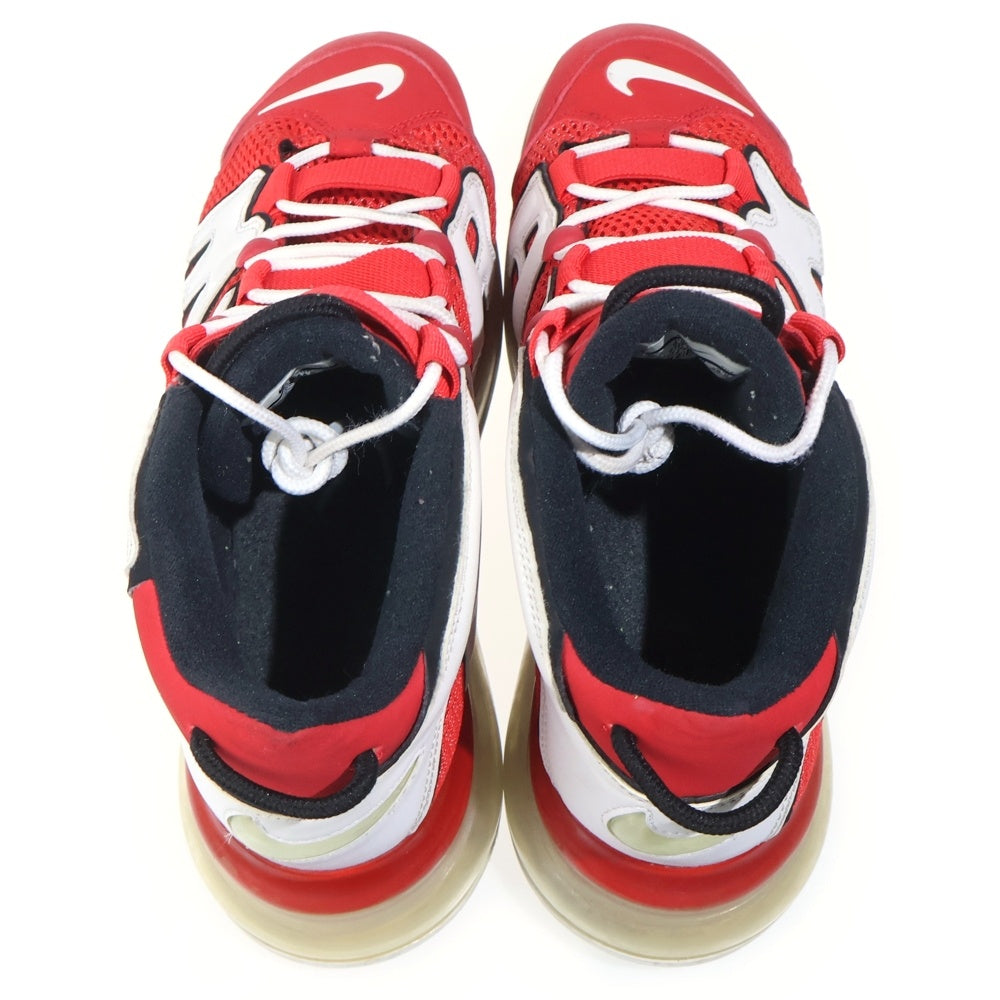 NIKE(ナイキ) AIR MORE UPTEMPO 720 UNIVERSITY RED エアモアアップテンポ720 ユニバーシティレッド ハイカットスニーカー レッド/ホワイト US10.5/28.5cm CJ3662-600