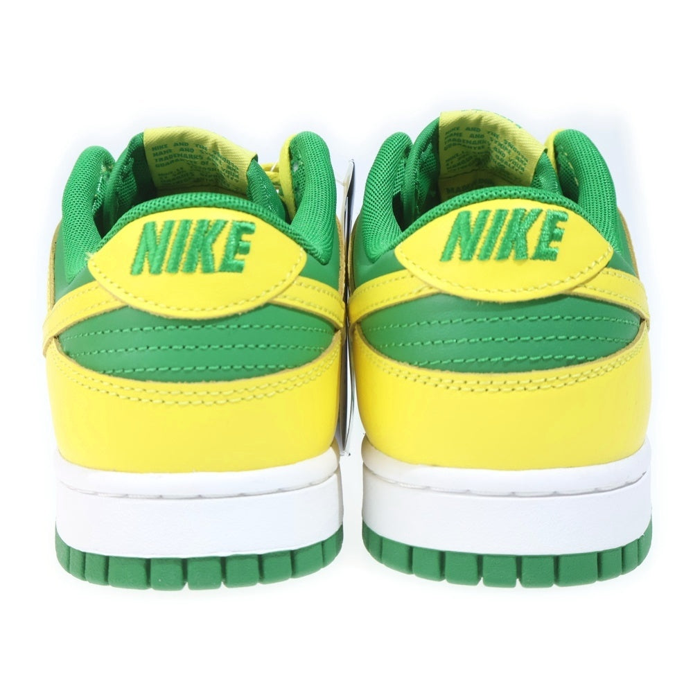 NIKE(ナイキ) DUNK LOW REVERSE BRASIL ダンク リバース ブラジル ローカットスニーカー グリーン/イエロー US8.5/26.5cm DV0833-300