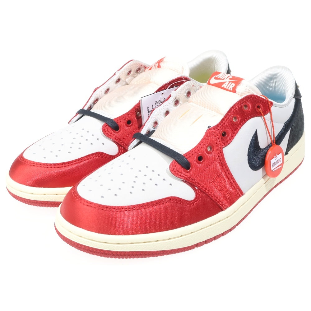 NIKE(ナイキ) ×TROPHY ROOM AIR JORDAN 1 LOW OG トロフィールーム エアジョーダン1 ローカットスニーカー レッド/ブラック US8.5/26.5cm FN0432-100