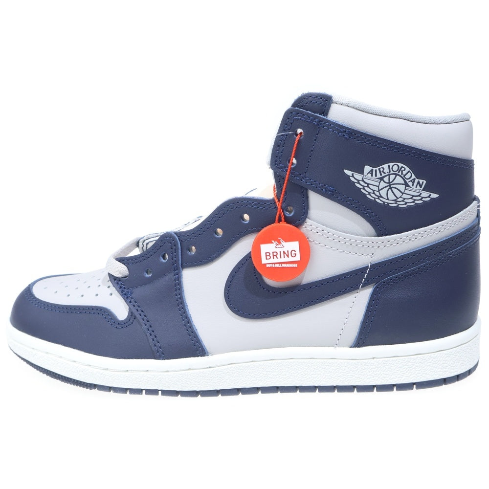NIKE(ナイキ) AIR JORDAN 1 HIGH 85 GEORGETOWN エアジョーダン1 ジョージタウン ハイカットスニーカー ネイビー/グレー US8.5/26.5cm BQ4422-400