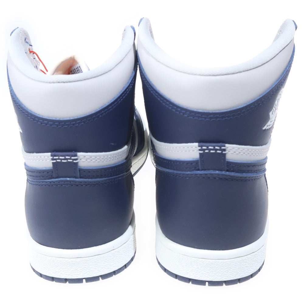 NIKE(ナイキ) AIR JORDAN 1 HIGH 85 GEORGETOWN エアジョーダン1 ジョージタウン ハイカットスニーカー ネイビー/グレー US8.5/26.5cm BQ4422-400