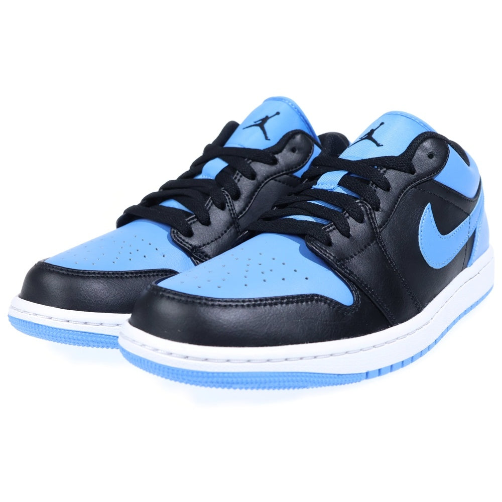 NIKE(ナイキ) AIR JORDAN 1 LOW UNIVERSITY BLUE エアジョーダン1 ローカットスニーカー ユニバーシティブルー ブラック/ブルー US8.5/26.5cm 553558-041