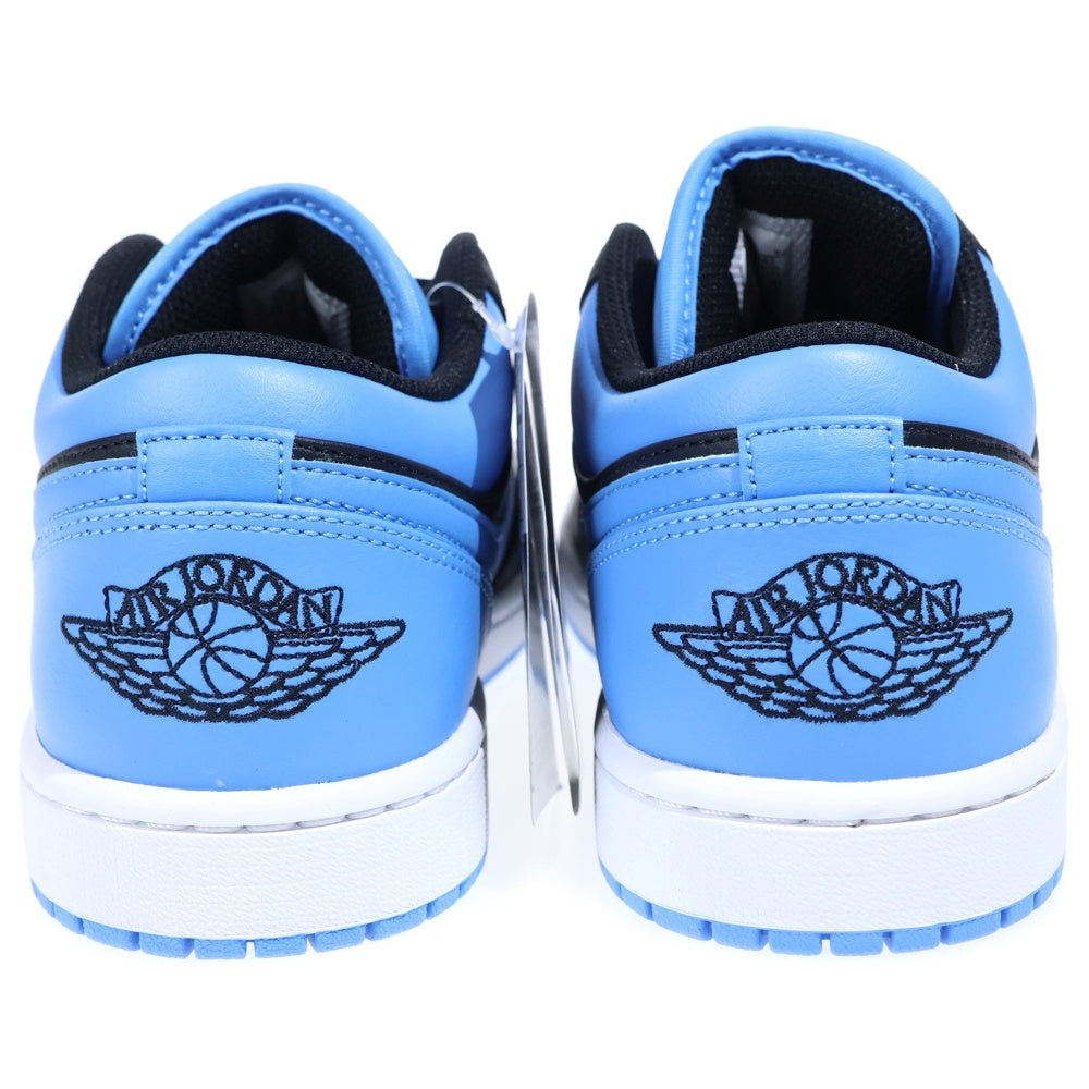 NIKE(ナイキ) AIR JORDAN 1 LOW UNIVERSITY BLUE エアジョーダン1 ローカットスニーカー ユニバーシティブルー ブラック/ブルー US8.5/26.5cm 553558-041