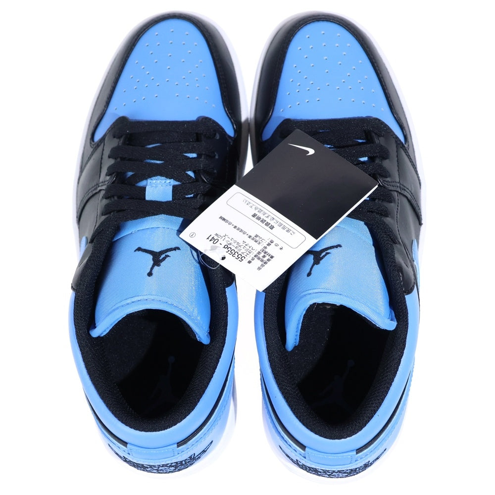 NIKE(ナイキ) AIR JORDAN 1 LOW UNIVERSITY BLUE エアジョーダン1 ローカットスニーカー ユニバーシティブルー ブラック/ブルー US8.5/26.5cm 553558-041