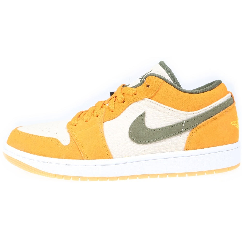 NIKE(ナイキ) AIR JORDAN 1 LOW エアジョーダン1 ローカットスニーカー オレンジ/オリーブ US9.5/27.5cm DH6931-102