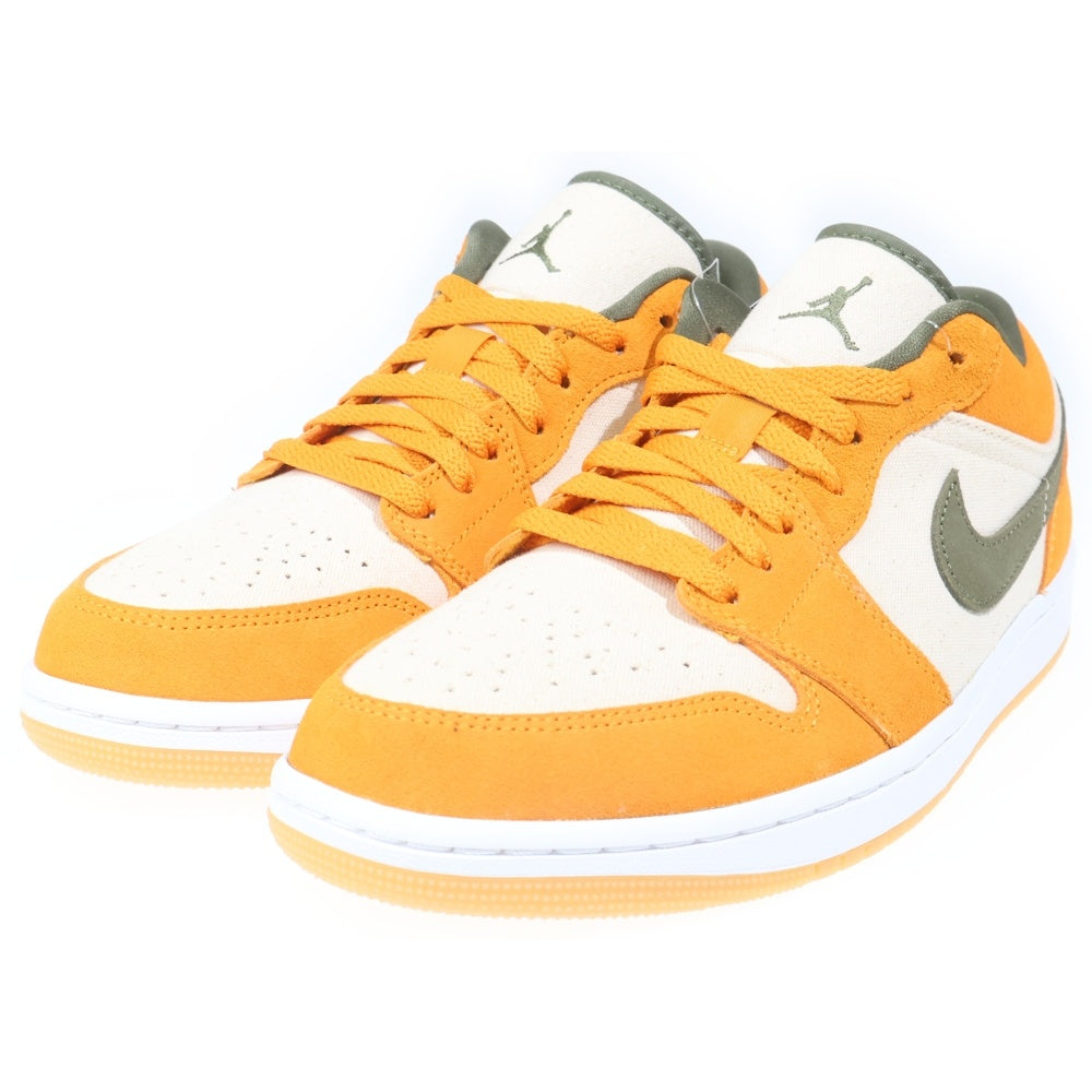 NIKE(ナイキ) AIR JORDAN 1 LOW エアジョーダン1 ローカットスニーカー オレンジ/オリーブ US9.5/27.5cm DH6931-102