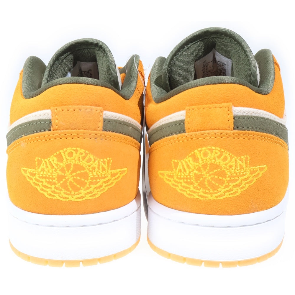 NIKE(ナイキ) AIR JORDAN 1 LOW エアジョーダン1 ローカットスニーカー オレンジ/オリーブ US9.5/27.5cm DH6931-102