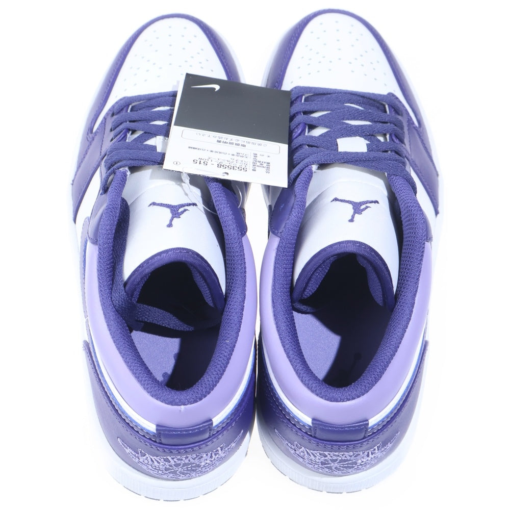 NIKE(ナイキ) AIR JORDAN 1 LOW SKY J PURPLE エアジョーダン ローカットスニーカー ホワイト/パープル US8.5/26.5cm 553558-515