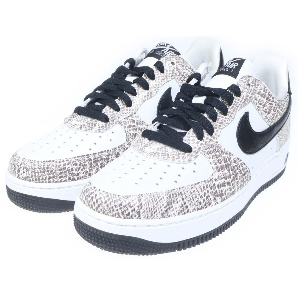 NIKE(ナイキ) AIR FORCE 1 LOW COCOA SNAKE エアフォース1 ロー ココアスネーク ローカットスニーカー ホワイト US8/26cm 845053-104