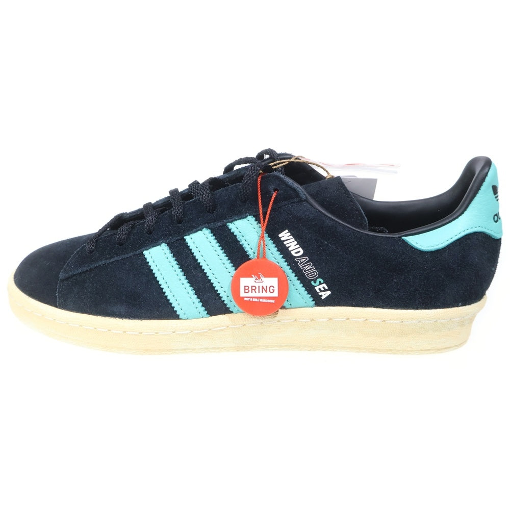 adidas(アディダス) ×WIND AND SEA×atomos CAMPUS 80 ×ウィンダンシー ×アトモス キャンパス 80 ローカットスニーカー ブラック US8.5/26.5cm GX3952