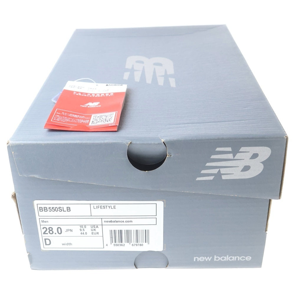New Balance(ニューバランス) BB550SLB ローカットスニーカー グレー US10/28cm