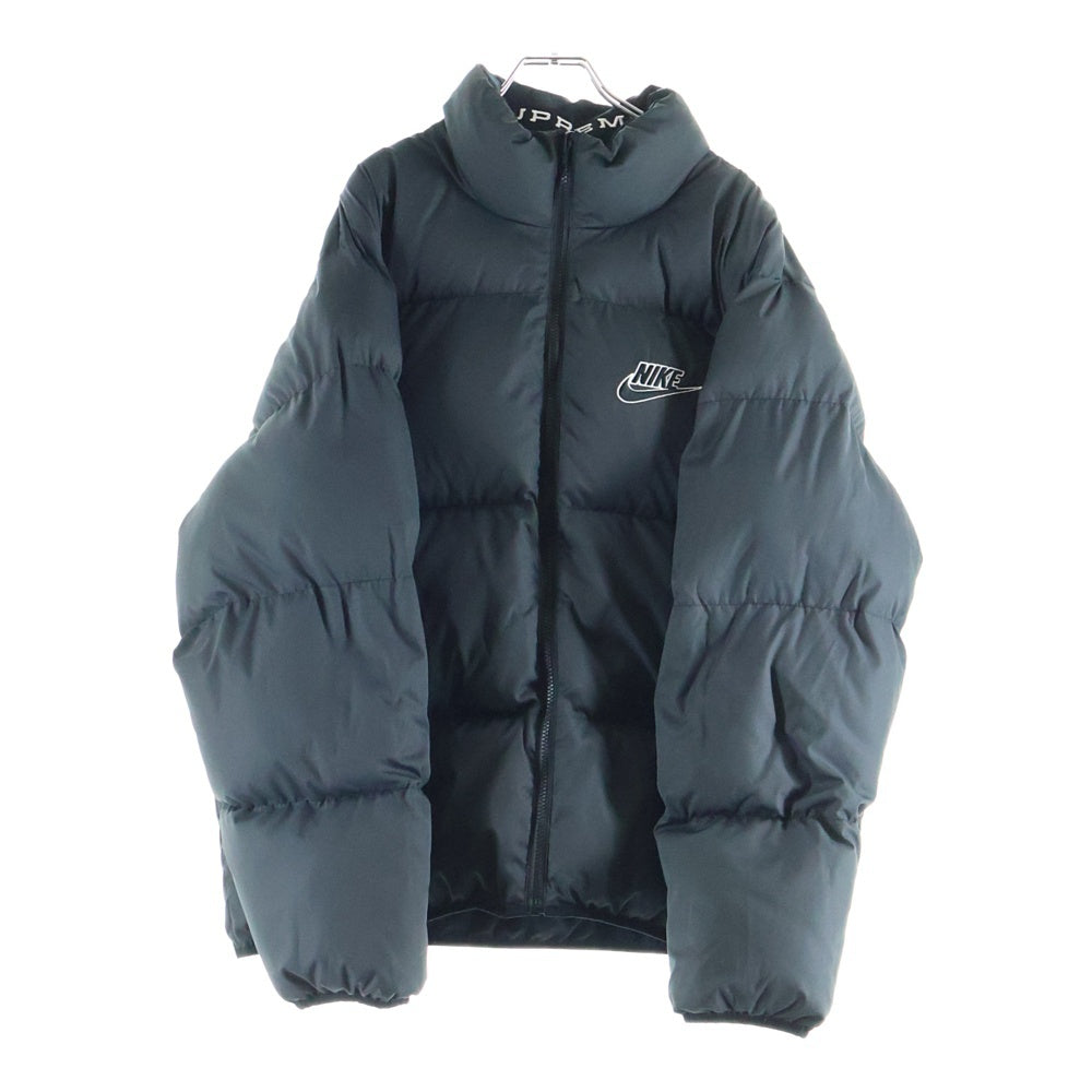 SUPREME(シュプリーム) 21SS ×NIKE Reversible Puffy Jack リバーシル パフィー ジップアップ ダウンジャケット ブラック DB0494-010